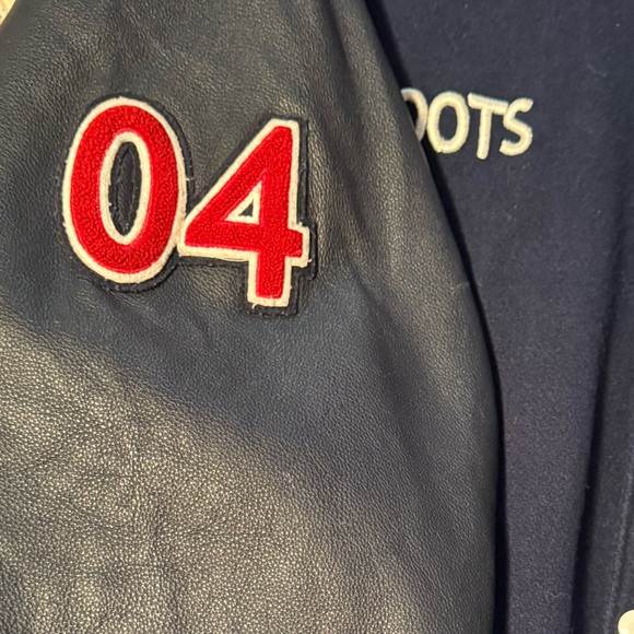 Roots 2004 Olympics Blue and Black Bomber Jacket - Picture 6 of 16